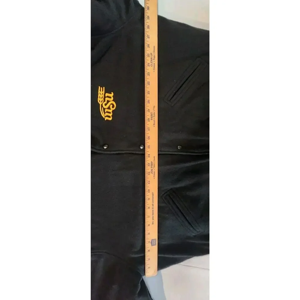 Maverick Awards Wichita State University Black Letterman Jacket Size 3XL